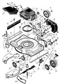 Part Location Diagram of 672744E700 Briggs and Stratton Baffle